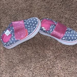 Sz 9 polka dot shoes